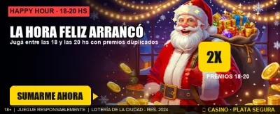 ¡Aprovechá la Hora Feliz hoy! banner